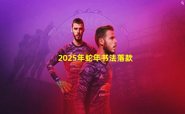 2025年蛇年书法落款